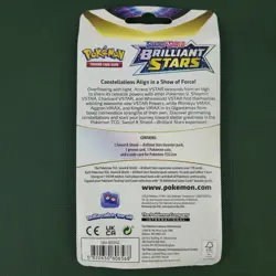 SEALED HD SWIRL 🌀💫 Brilliant Stars Blister Pack Eevee SWSH190 Promo Pokemon - Image 4