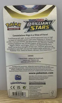Pokemon Blister eevee swsh190 Promo Pack brilliant star con moneta Eng sealed - Image 2