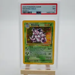 2000 POKEMON BASE SET 2 #11 NIDOKING-HOLO PSA 7 - Image 2