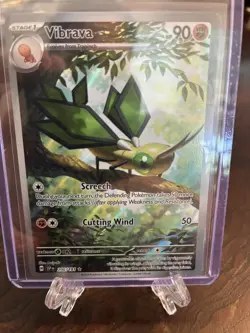 Vibrava 206/191 SV08: Surging Sparks Pokemon TCG Illustration Rare NM - Image 1