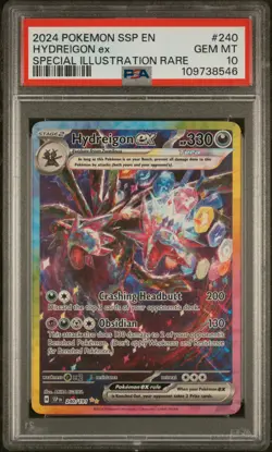 Hydreigon Ex Pokemon Ssp En-Surging Sparks 240 NM PSA 10 - Image 1