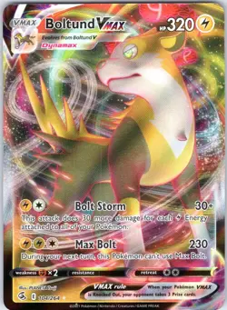 BOLTUND VMAX 104/264 HOLO FUSION STRIKE POKEMON NM/M - Image 1