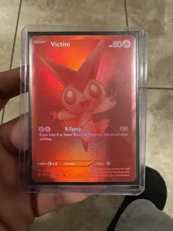 2025 Pokemon White Flare Victini Black and Rare #172/086 - Image 2