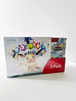 Pokemon Prismatic Evolutions Elite Trainer Box ETB Booster 2-Pack Costco Bundle - Image 1