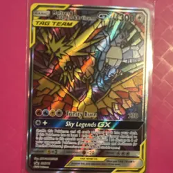 Pokemon TCG Moltres & Zapdos & Articuno GX Promo Holo SM210 SM 300 HP 5ban Grap… - Image 1