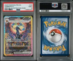 Pokemon 2025 Umbreon ex 161/131 Full Art SIR Prismatic Evolutions PSA 9 - Image 3