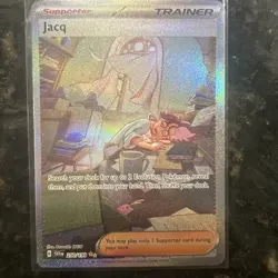 Jacq Scarlet & Violet Base Set 250/198 Special Illustration Rare Pokemon TCG NM - Image 1