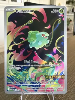 Bulbasaur (Mega Evolution Stamped) Illustration Rare 133/132 Promos Pokemon TCG - Image 1