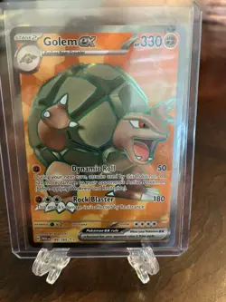 Pokemon TCG Golem ex 189/165 Scarlet & Violet 151 Ultra Rare Full Art English NM - Image 1