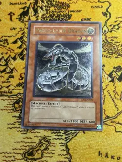 Yugioh Proto-Cyber Dragon SOI-EN010 Ultimate Rare Unlim Shadow of Infinity NM - Image 1