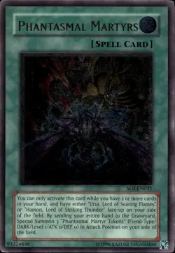 Phantasmal Martyrs NA Unl Ed Ultimate Rare SOI-EN041 Yu-Gi-Oh! - Image 1