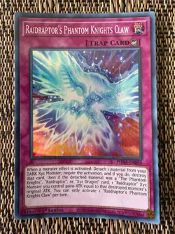 Raidraptor's Phantom Knights Claw Super Rare Phantom Rage PHRA-EN069 LP - Image 1