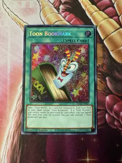 Yugioh - Toon Bookmark - BLCR-EN067 - Secret Rare - 1st Edition - Near Mint - Image 1