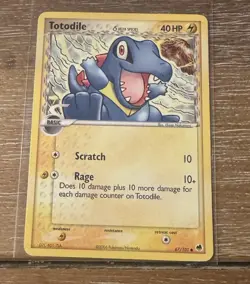 Totodile (Delta Species) 67/101 Dragon Frontiers Regular Pokemon Heavily Played - Image 1