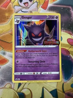Pokemon Gengar - SWSH241 - Black Star Promo - Lost Origin Prerelease STAMP - NM - Image 1