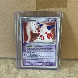 Mr. Mime EX 111/112 -Pokemon card FireRed LeafGreen Rare Holo - Image 1