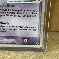 Mr. Mime EX 111/112 -Pokemon card FireRed LeafGreen Rare Holo - Image 5