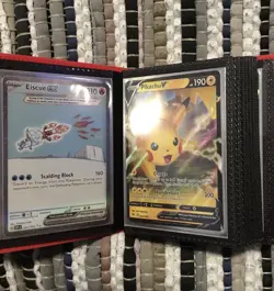 Pokemon Binder Collection Lot Of 34 Cards - Image 3