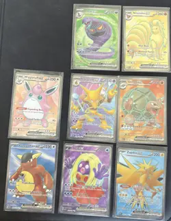 pokemon 151 ex lot english 8 Cards - Image 1
