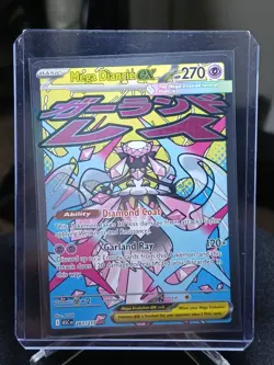 Mega Diancie EX 267/217 Secret Rare Full Art Holo 270 HP Pokemon TCG Card - Image 3