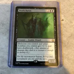 MTG - Death Baron - Rare Card Magic The Gathering Card - Image 1