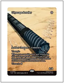 1x Cityscape Leveler, Borderless Art, Avatar, Magic MTG NM - Image 1
