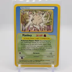 Mankey #H04 Pokemon Funskool Near Mint or Better RARE 2004 TCG India Vintage - Image 1