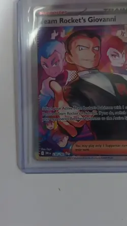 The Pokemon Company Team Rocket's Giovanni 238/182 Destined Rivals Full Art Holo - Image 1