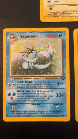 Vaporeon 12/64 Flareon 19/64 Jolteon 4/64 Holo Jungle Set Pokemon - Image 3