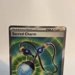 Sacred Charm 122/094 – Full Art Holo – 2025 TCG Pokemon Phantasmal Flames - NM - Image 2