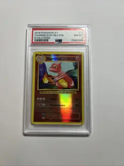 Pokemon TCG XY Evolutions Charmeleon #10 Rev Foil Reverse PSA 8 - Image 1