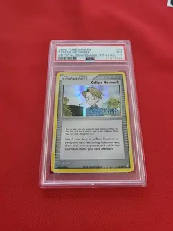 Pokemon: Celio's Network #73/100 Rev Holo Crystal Guardians STAMPED- PSA 7 - E12 - Image 3