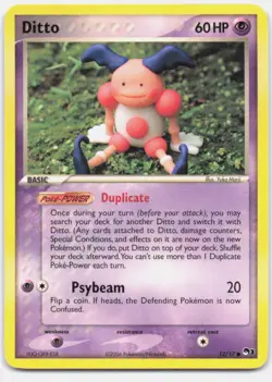 Ditto 12/17 Common POP Series 3 Pokemon Moderately Played - Image 1