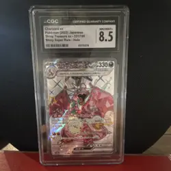 Pokemon CGC 8.5 Charizard ex 331/190 Shiny Treasure ex JP 2023 Holo - Image 1