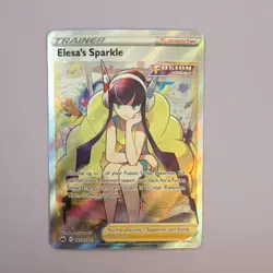 Pokemon Elesa's Sparkle Ultra Rare Holo Full Art 147/159 Crown Zenith - Image 1