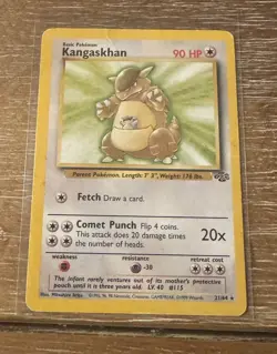 Kangaskhan 21/64 Jungle Regular Pokemon TCG Heavily Played - Image 1