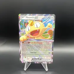 Pokemon TCG Meowth ex Full Art Holo 062/088 170 HP English Basic - Image 1