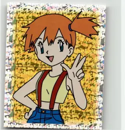 1999 Misty S28 Special Glitter Insert Pokemon Sticker Topps Merlin Nintendo - Image 1