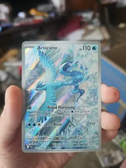 Pokemon SV Journey Together Articuno 161/159 Illustration Rare English - Image 1