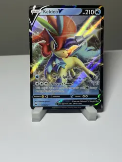 Keldeo V 053/202 - Pokemon TCG Sword and Shield - NM Ultra Rare FULL ART - Image 1