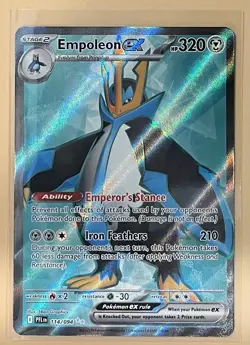 2025 Mega Evolution: Phantasmal Flames 114/94 Empoleon Ex Ultra Rare - Image 1