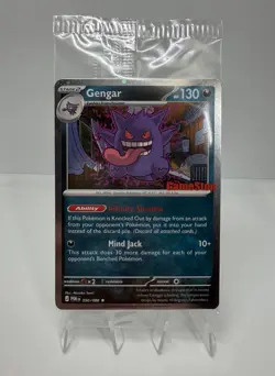 2026 Pokemon Gengar #50 Sealed GameStop Promo & 2024 Trick or Trade Gengar #57 - Image 1