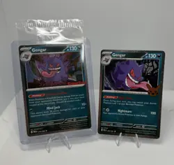 2026 Pokemon Gengar #50 Sealed GameStop Promo & 2024 Trick or Trade Gengar #57 - Image 2