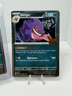 2026 Pokemon Gengar #50 Sealed GameStop Promo & 2024 Trick or Trade Gengar #57 - Image 3