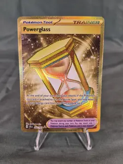 Pokemon Powerglass 097/064 Hyper Rare Full Art Holo Sv: Shrouded Fable English - Image 1