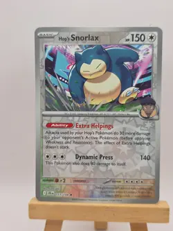 Hop's Snorlax 117/159 SV09: Journey Together Reverse Holo Pokemon TCG NM - Image 1