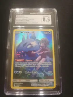 Wishiwashi #240 CGC 8.5 Cosmic Eclipse 2019 Pokemon Character Rare Slab - Image 1