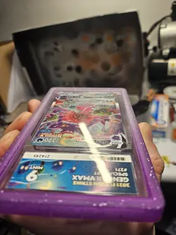 Pokemon TCG Gengar VMAX 271/264 Fusion Strike Alternative Art ACE 9 with Guard. - Image 5