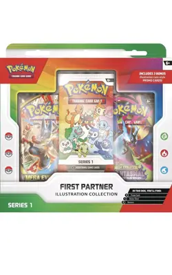 Pokemon TCG First Partner Illustration Collection Series 1 2026 New Sealed - Image 1