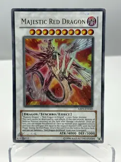 Yu-Gi-Oh! Majestic Red Dragon -ABPF-EN040- Ultra Rare - 1st Edition Damaged! - Image 1